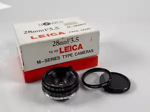 Bower 28mm f2.8 Super Wide Angle Lens for Leica M Series Mount - Picture 1 of 6