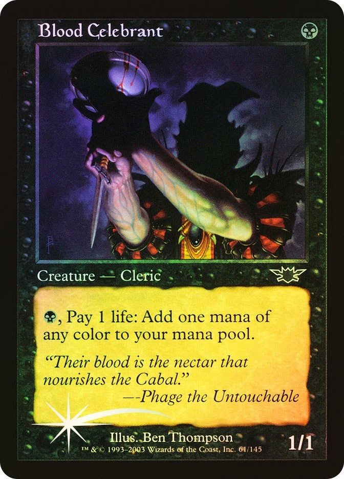 MTG FOIL Blood Celebrant  - Legions #61 - Image 1 of 1