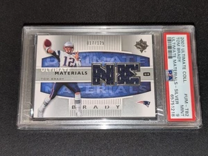 2007 ULTIMATE COLLECTION TOM BRADY DUAL JERSEY #17/125 GAME USED PATCH PSA 9 🔥 - Picture 1 of 9