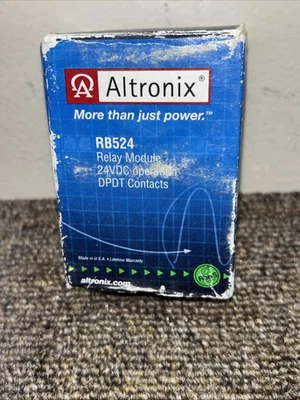 Altronix RB524 Relay Module 24VDC 45AMP DPDT 5491 84 - Image 1 of 4