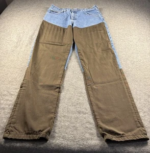Wrangler Brush Guard Jeans Men’s 34x34  Medium Wash 97GR2IN Hunting Outdoors EUC - Picture 1 of 7