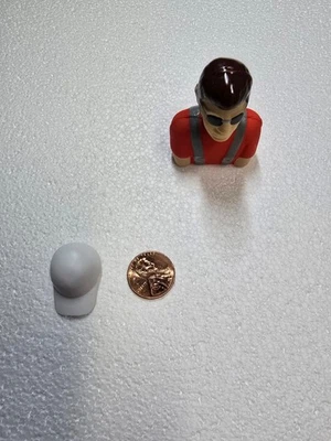 LS-HAT RC Airplane Pilot extremely rare removable hat Vintage rc airplane figure - Image 1 of 2