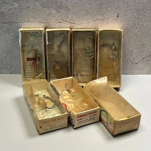 7- VTG Rigged Strip Teasers Rhys Davis Bait Accessory Fishing Lure W/ boxes Used - Picture 1 of 19