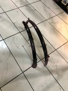 Black Plastic Bike 700c Hybrid City Trekking Front And Rear Mudguards - Picture 1 of 5