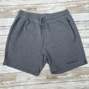 YoungLA Shorts Gr. M grau Baumwolle Taschen Stretch Training Gym Bodybuilding Sport - Bild 1 von 8