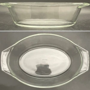 Pyrex Klarglas 36C Oval Griff Kasserolle Schüssel c1970s Made in England 0,75qt - Bild 1 von 9