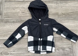 Columbia Fleece Jacket Boys 4T Fleece & Nylon - Picture 1 of 7