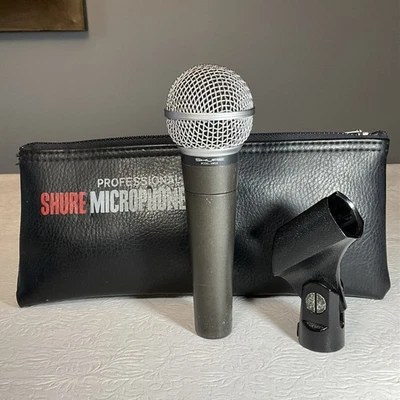 Vintage Shure SM58 Cardioid Dynamic Microphone USA - Image 1 of 4