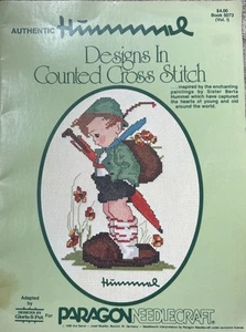 Authentic Hummel Designs in Counted Cross Stitch Book #5073 Vol 1 16 Charts - Picture 1 of 5