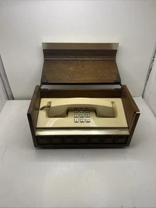 Vintage 1970s Western Electric Stowaway Telephone In Wood Case - Untested  - Picture 1 of 14