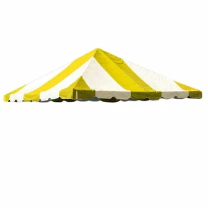 Replacement West Coast Frame Tent Top 20x20 Yellow PVC Canopy Event Party Gazebo - Picture 1 of 3