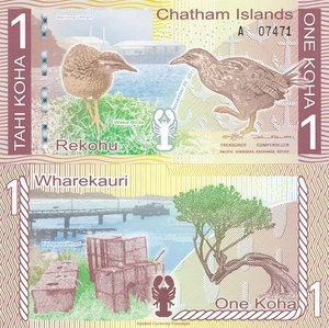Chatham Islands 1 Koha 2013 Polymer Weka Birds Rekohu Kaingaroa wharf R - Picture 1 of 3