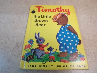 Timothy the Little Brown Bear Rand McNally Jr Elf HC by Jane Flory Foto 1 de 4