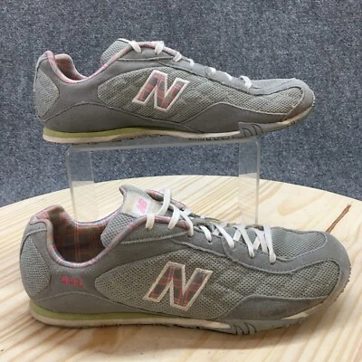 New Balance 442 Zapatos Mujer 8.5B Tenis para Correr Gris Con Cordones Parte Superior Baja CW442GPP Foto 1 de 4