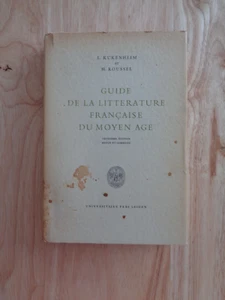 Führer zur französischen Literatur des Mittelalters von Kukenheim und Roussel (HC/DJ) - Bild 1 von 1