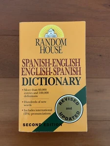 Random House Spanish-English English-Spanish Dictionary by Random House - Picture 1 of 3