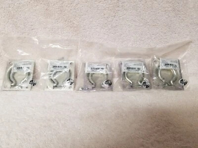 Lot of 5 National N226-894 Flush Ring Pulls Tie Down Zinc Plated Steel 3"x3-1/2" - Image 1 of 4