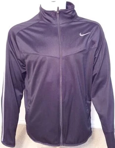 Nike Herren schwarz groß langärmelig vorne mit Reißverschluss Golfjacke gebraucht - Bild 1 von 8