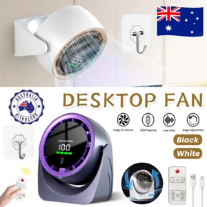 New with Digital Display ,Rechargeable 360 Degree Rotation Fan for Easy Use - Picture 1 of 22