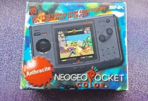 Neo Geo Pocket Color Anthracite with Biomotor Unitron Neo Geo Cup 98 Games CIB - Picture 1 of 10