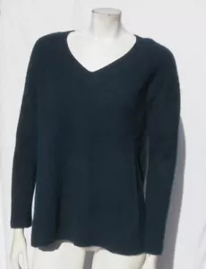 Maglione donna Margaret O’Leary US taglia M L morbido 100% cashmere scollo a V DIFETTI - Foto 1 di 7