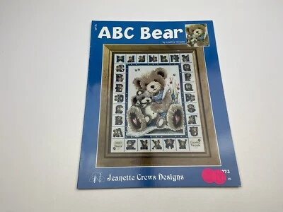Jeanette Crews Designs ABC Bear Counted Cross Stitch Pattern Booklet 9P - Image 1 of 3