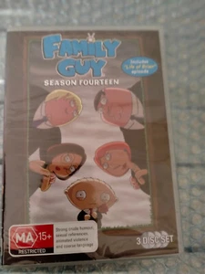 Family Guy Season 14 Region 4 New Sealed Free Post - Picture 1 of 2