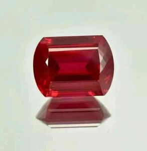 Cojín de lujo de rubí rojo natural Birmania corte 50,21 quilates + piedra preciosa suelta certificada GK - Imagen 1 de 6