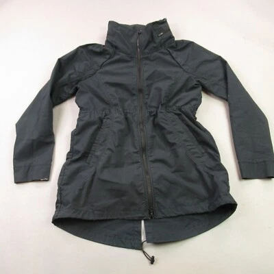 Chaqueta Prana Mujer XS Manga Larga Bolsillos Exterior Negra Oculta Con Capucha Foto 1 de 4