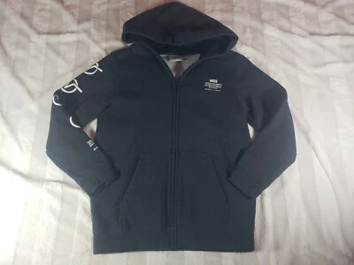 Vans Sudadera con Capucha Jóvenes Niños Cremallera Completa Gris Oscuro Fuera de la Pared Sudadera Patín L Usada en Excelente Condición Foto 1 de 4