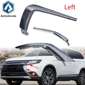For 16-19 Mitsubishi Outlander Front bumper 3x LH Side Chrome Trim Set 6407A144 - Bild 1 von 7