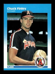 Chuck Finley ⚾ 1987 Fleer Baseball #79 California Angels RC - Bild 1 von 2