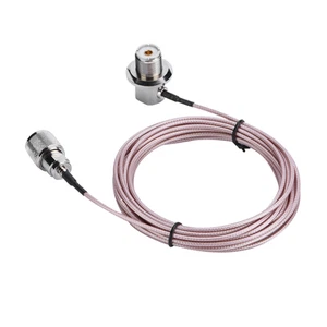 5M 16FT Coaxial Coax Cable UHF PL-259 Male To Female Socket Adapter For DB - Zdjęcie 1 z 9