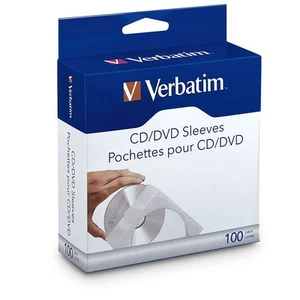 Verbatim CD-Sleeves 100 Count (Pack of 1) - Afbeelding 1 van 3