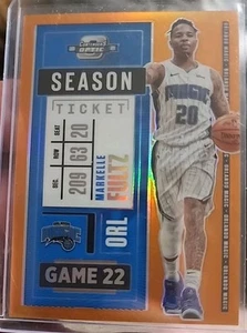 Boleto de temporada Panini Contenders Optic 2020 Orange Prizm/49 Markelle Fultz #46 - Imagen 1 de 3
