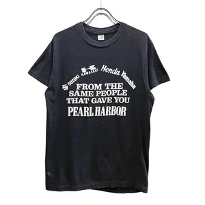 T-shirt vintage anni 70 Harley-Davidson stampa double face taglia M made in Usa 70 Bik - Foto 1 di 10