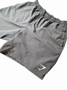 Pantalones Cortos de Entrenamiento Atlético Gymshark Para Hombres L Negros Logo Ligeros Poliéster Gimnasio - Imagen 1 de 13