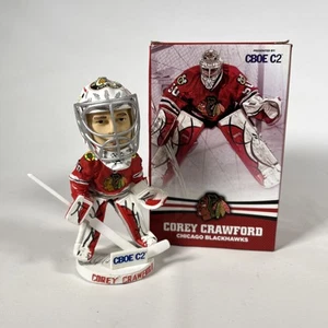 Chicago Blackhawks Corey Crawford Bobblehead SGA Goalie NHL - Picture 1 of 11