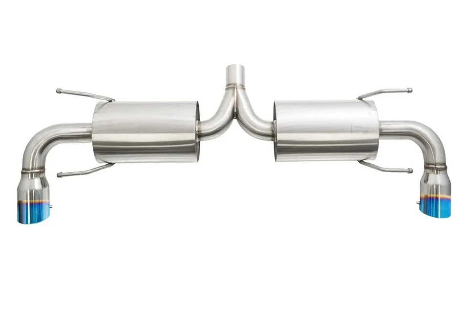 MEGAN 4" Doble Titanio Punta Quemada Eje Trasero Escape para RX8 RX-8 SE3P 04-08  Foto 1 de 3