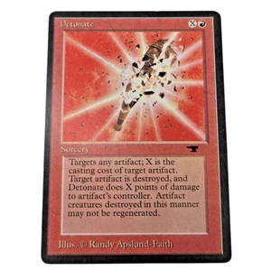 MTG Detonate Antiquites ATQ Uncommon Red Sorcery Magic the Gathering Single Card - Picture 1 of 2