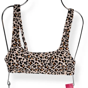 Traje de baño Xhilaration estampado de leopardo top mediano Jrs. - Imagen 1 de 3