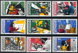 LIECHTENSTEIN 1984 People at Work - MNH - Picture 1 of 4