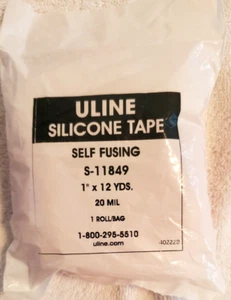 Aircraft Electrical Insulation Silicone Tape ULINE S-11849 Self Fusing 20MIL - Picture 1 of 2