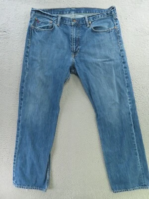 Ralph Lauren Polo Jeans Mens 36x30 Blue Denim Straight Loose Y2K - Image 1 of 4