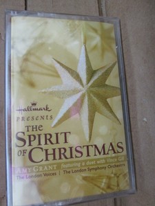 2001 The Spirit of Christmas by Hallmark Amy Grant Vince Gill Cassette Sealed