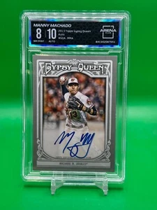 2013 Topps Gypsy Queen Autographs #GQA-MMA Manny Machado RC AUTO AC 8/10 (auto) - Picture 1 of 2