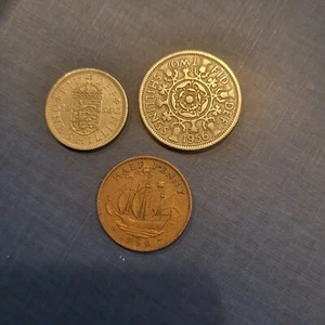 1956 Old Coins - Picture 1 of 2
