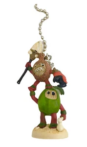Moana Kakamora Coconut Pirate Light Fan Lamp Pull Chain PVC Figure Figurine 3” - Picture 1 of 10