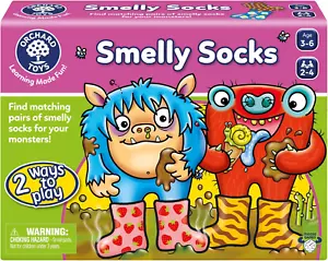ORCHARD TOYS Moose Smelly Socks Game. Find Matching Pairs of Socks for Your Mons - Picture 1 of 12