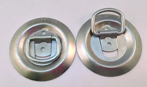 2pc D-Ring Surface Mount Bolt on Truck Tie Down Lashing D-Ring - Picture 1 of 4